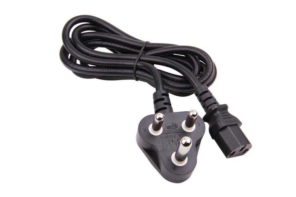 South Africa SANS 164-1 to C13 Power Cord – SIGNAL+POWER