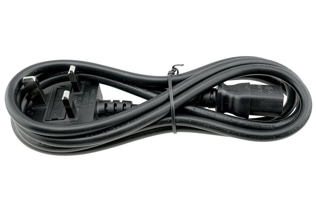 BS 1363 to C13 mains cable