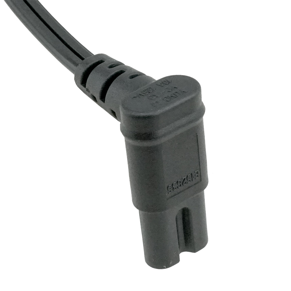 Angled 1-15p to Angled C7 Power Cord - 6 ft