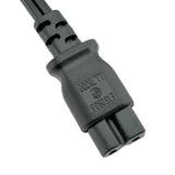 Polarized Angled 1-15P to Polarized C7 Power Cord - 6 ft