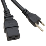 NEMA 5-15P to C19 Power Cord