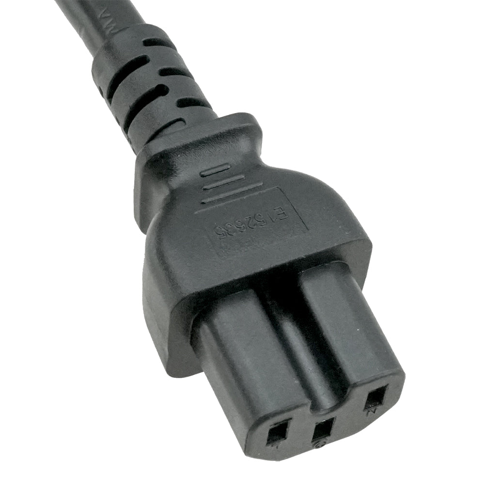 USA NEMA 5-15P to C15 Power Cord