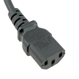 Ultra Low Profile 5-15P to C13 Power Cord - 6 ft