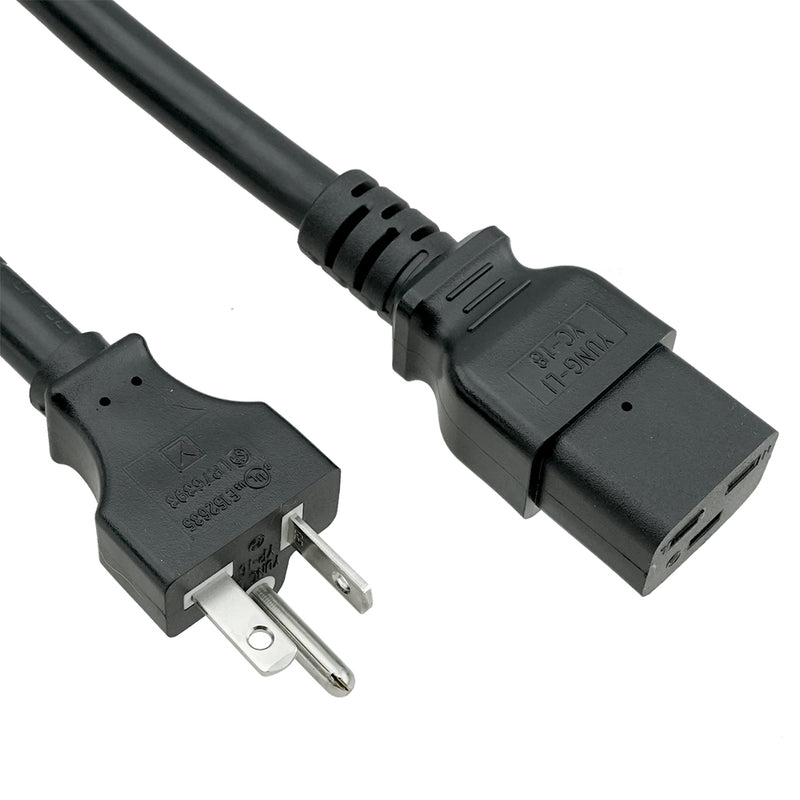 NEMA 6-20P to C19 Power Cord