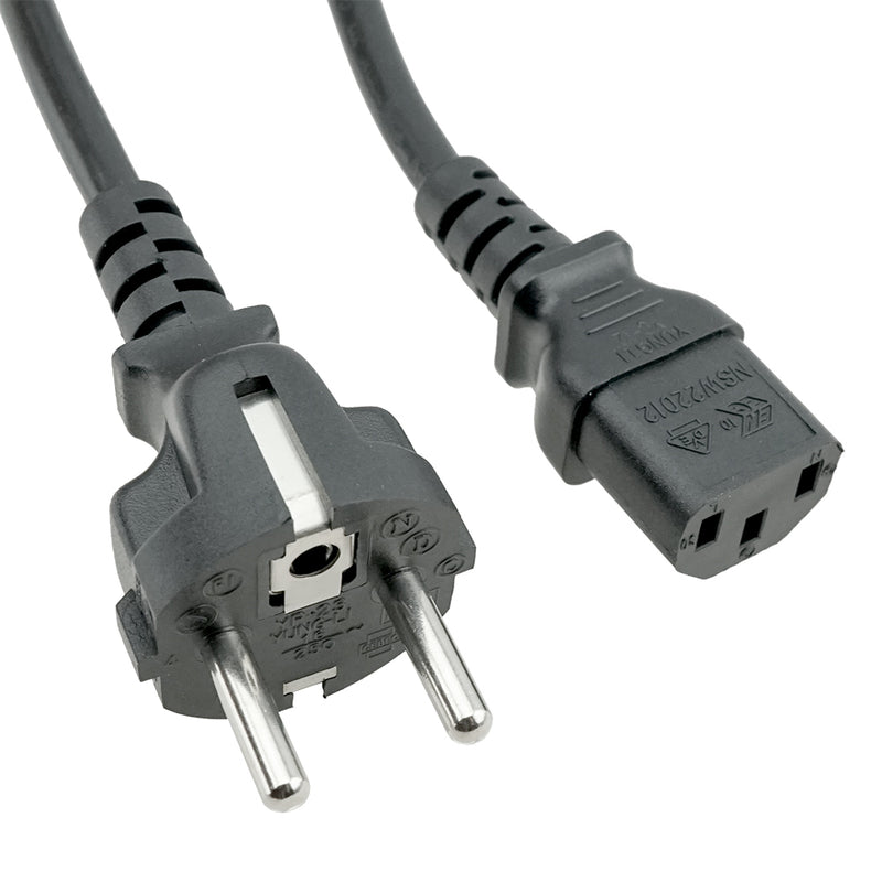 Europe CEE7/7 to C13 Power Cord
