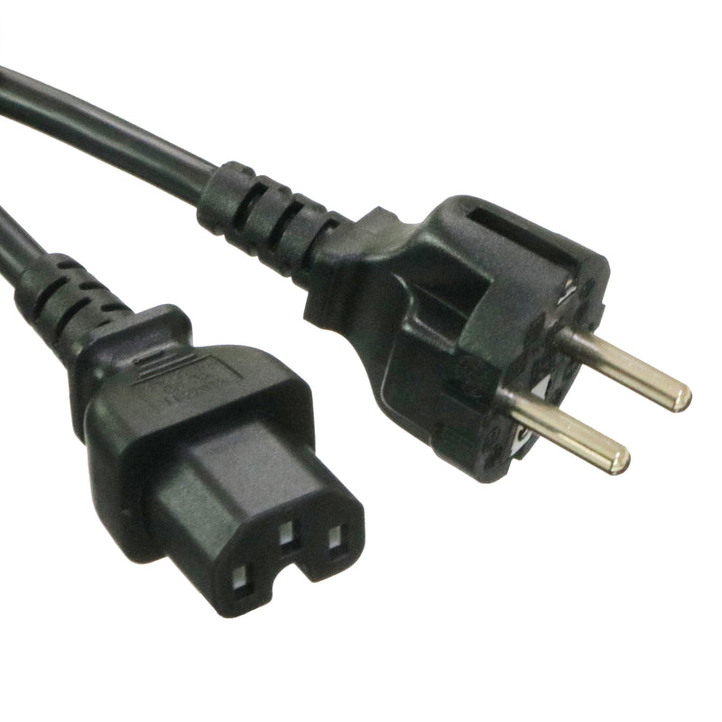 Europe CEE7/7 to C15 Power Cord