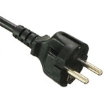 Europe CEE7/7 to C15 Power Cord - 8.2 ft