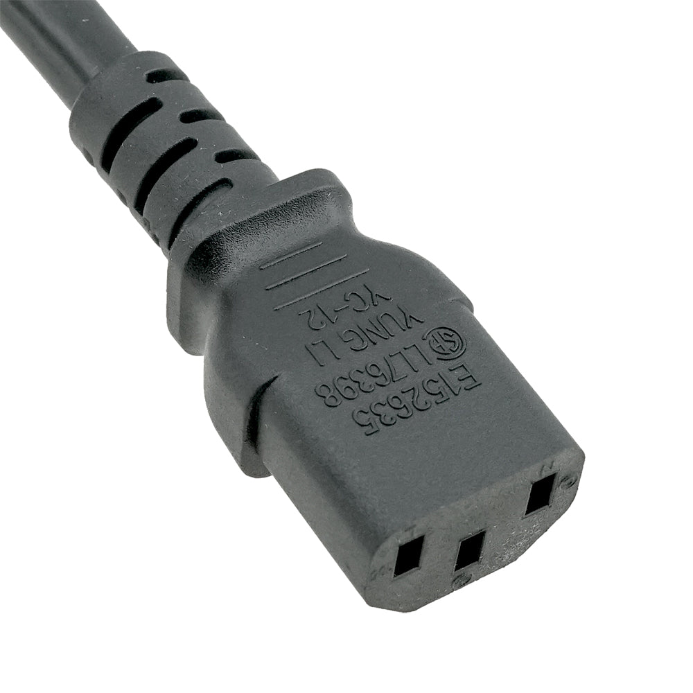IEC C14 to C13 15A SJT Cords: Multiple Lengths (hanked & tied)