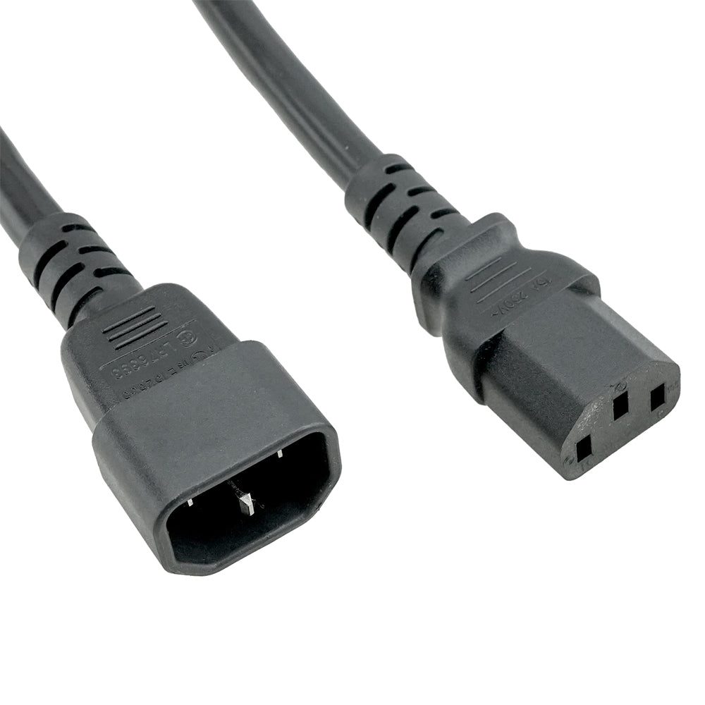IEC C14 to C13 15 Amp Power Cord
