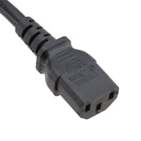 GLOBAL IEC C14 to C13 10A Cords: Multiple Colors + Lengths