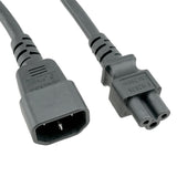 IEC C14 to C5 Cords: Multiple Lengths