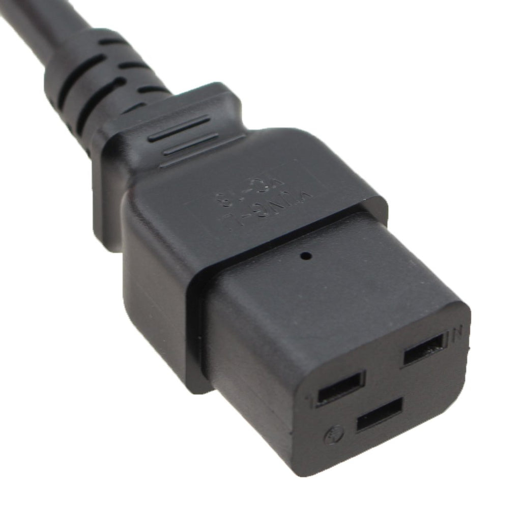 C14 to C19 Power Cord For Bitcoin and Cryptocurrency Mining