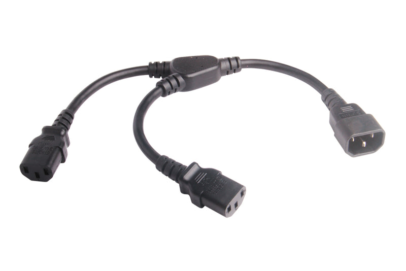C14 to C13 X2 Splitter