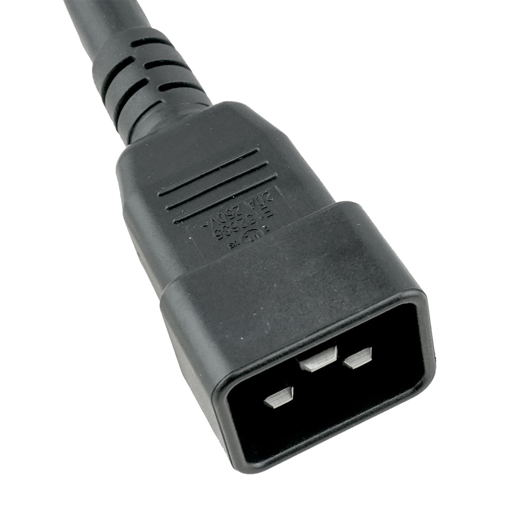 IEC C20 to C19 20A Cords: Multiple Colors + Lengths – SIGNAL+POWER