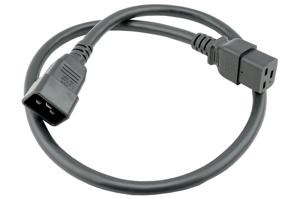 IEC C20 to C19 20A Cords: Multiple Colors + Lengths – SIGNAL+POWER