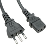 Italy CEI 23-50 to C13 Power Cord - 6 ft
