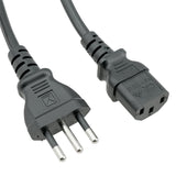 Italy CEI 23-50 to C13 Power Cord