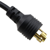 USA NEMA L6-15P to C13 Power Cord - 8 ft