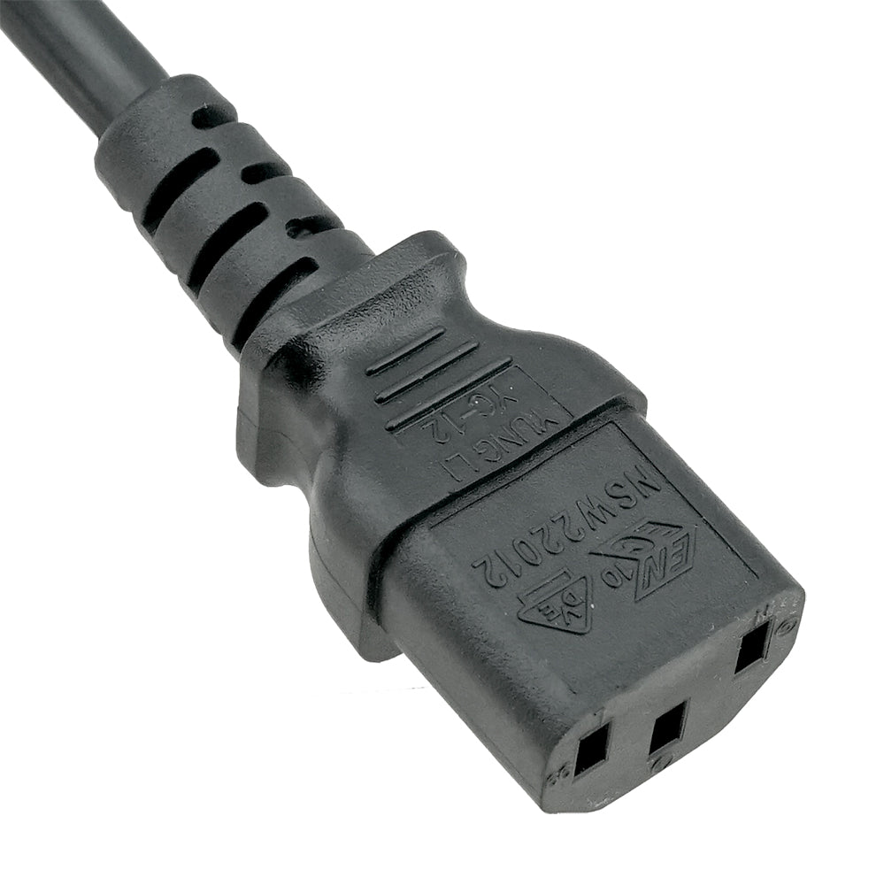 BS1363 to C13 Power Cord 1.0mm² Wire Gauge