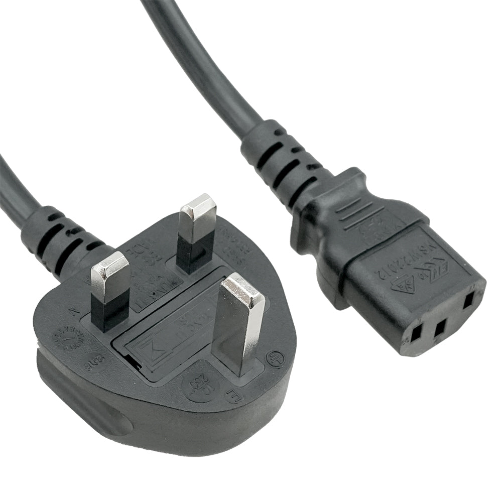 BS1363 to C13 Power Cord