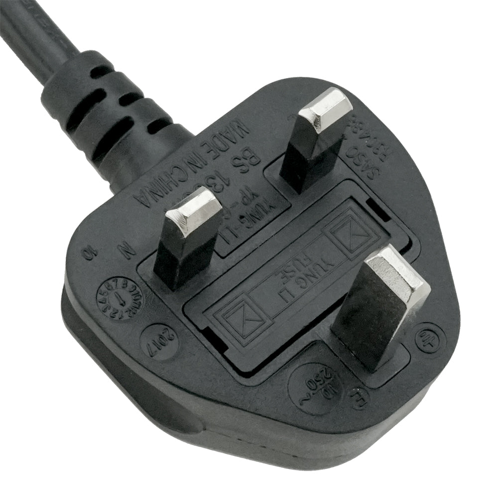 BS1363 to C13 Power Cord - 6 ft (Malaysia)
