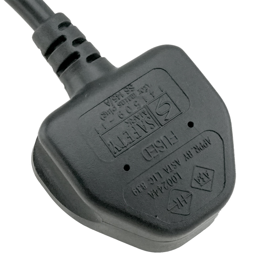 BS1363 to C13 Power Cord - 6 ft (Malaysia)