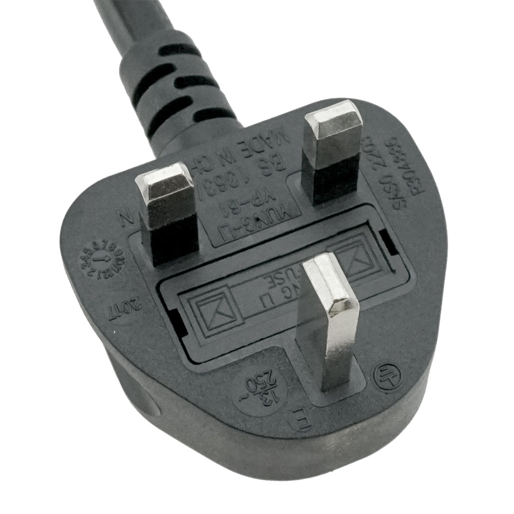 BS1363 to C19 Power Cord For Bitcoin and Cryptocurrency Mining