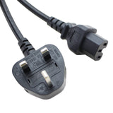 BS1363 to C15 Power Cord - 8.2 ft