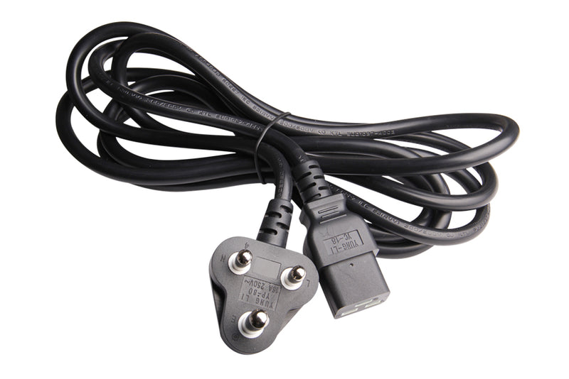 India IS1293 to C19 Power Cord For Bitcoin and Cryptocurrency Mining