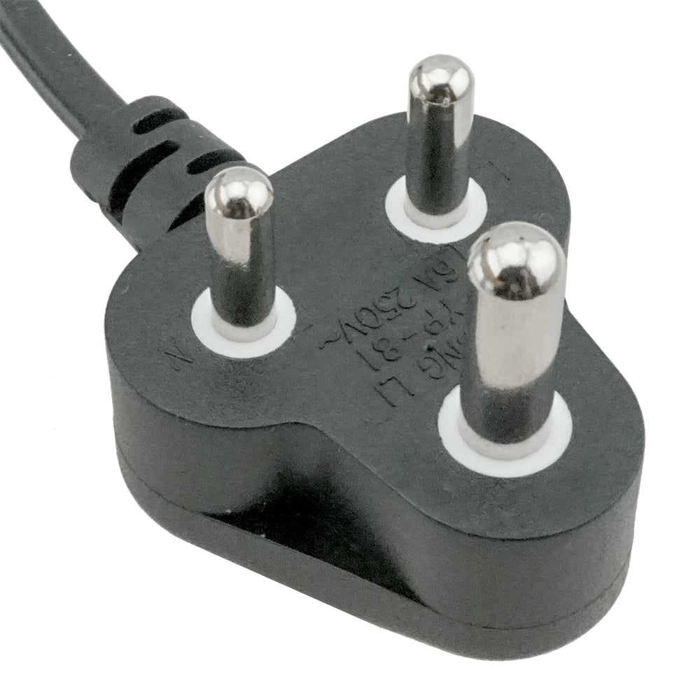 South Africa SANS 164-3 to C7 Power Cord - 6 ft
