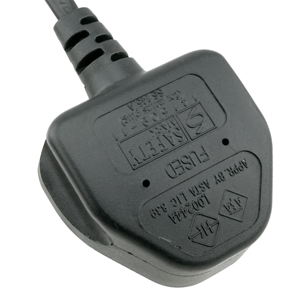 BS1363 to C7 Power Cord - 6 ft