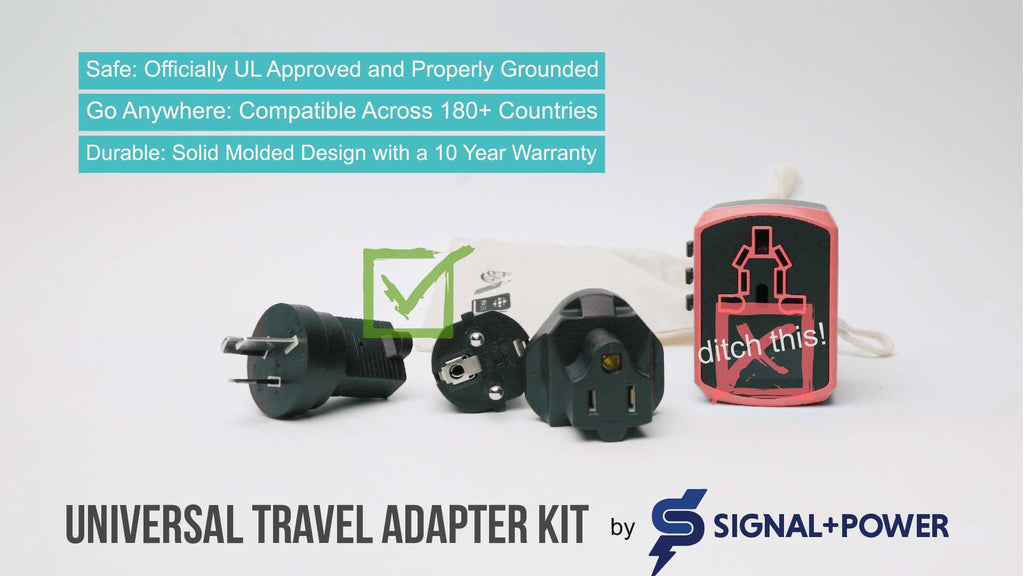 Universal Travel Adapter Kit – SIGNAL+POWER