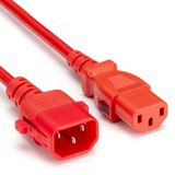 TwyLock® USA IEC C14 to C13 15A SJT Dual Locking Cords: Multiple Colors + Lengths