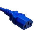 IEC C20 to C13 10A Cords: Multiple Colors + Lengths