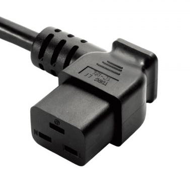 Right Angle IEC C19 Power Cord Receptacle (YC-18L)