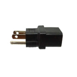 IEC C19 to NEMA 5-15P Plug Adapter