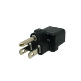 IEC C19 to NEMA 5-15P Plug Adapter