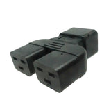 Two IEC C19 to IEC C20 Plug Adapter