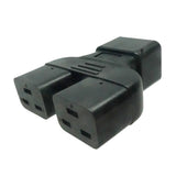 Two IEC C19 to IEC C20 Plug Adapter