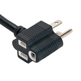 NEMA 5-15 pass-through connector (YL-915)