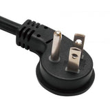 NEMA 5-15P Ultra Low Profile Angled Cord Plug (YP-12L-9)