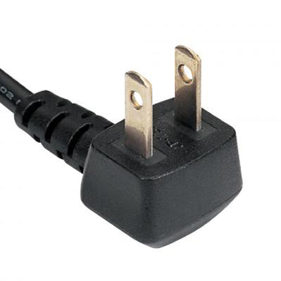 Down Angle 2 Pin CNS 10917 Taiwan Cord Plug (YP-13L)
