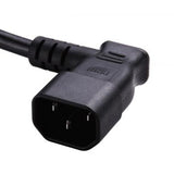 Left Angle IEC C14 Power Cord Plug (YP-32L-1)