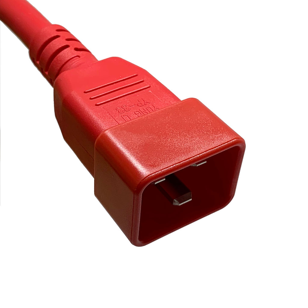 IEC C20 to C19 20A Cords: Multiple Colors + Lengths – SIGNAL+POWER