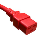 IEC C20 to C19 20A Cords: Multiple Colors + Lengths