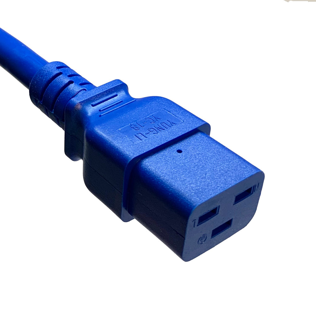 GLOBAL IEC C20 to C19 16A Cords: Multiple Colors + Lengths – SIGNAL+POWER
